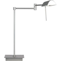 Moderne bureaulamp grijs of brons richtbaar 38cm H