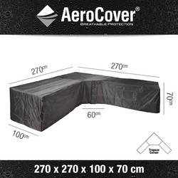 Loungesethoes hoek L-vorm trapeze 270x270x100x70 - AeroCover