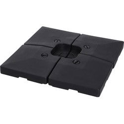 4goodz Parasol Kruisvoet Gewichtenset, 4-delig tot 130 kg