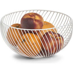 Zeller ronde fruitschaal - metaal metaal - Dia 26 cm - Fruitschalen - Fruitschalen