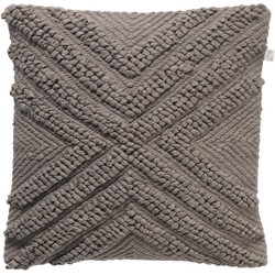 Dutch Decor HENRIK - Kussenhoes taupe 45x45 cm - Dutch Decor