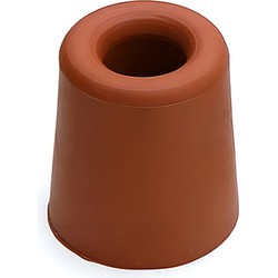 Rubberen deurstop / deurbuffer 35 x 30 mm terracotta bruin - Deurstoppers