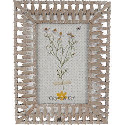 Clayre & Eef Fotolijst Beige Polyresin