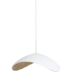 Light&living Hanglamp 53x43x18 cm LONIA crème+antiek brons