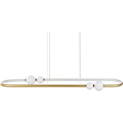 Beliani FEALE - Hanglamp-Goud-Aluminium