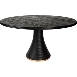 PTMD Arca Rib table black-gold