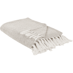 TOUTLI - Bedsprei - Taupe - 200 x 220 cm - Katoen