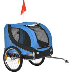 4goodz Hondentrailer Fietskar Blauw/Zwart