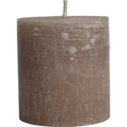 PTMD Kaars New Rustic Outdoor - 15x15x16 cm - Parrafin - Sahara
