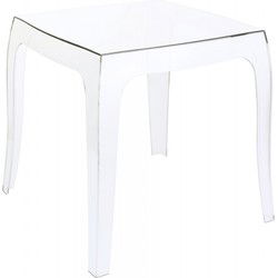 RETRO Tafel 43x51x51 cm Transparant