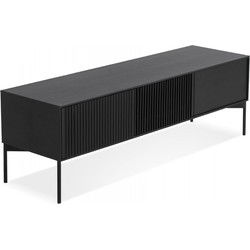 MOVIE design tv-meubel 160x45x455 cm Zwart