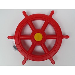 Piratenstuur diam. 300 mm incl. schroeven rood