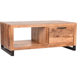 LABEL51 Salontafel Glasgow - Rough - Mangohout - 110 cm