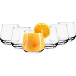 Glasmark Waterglazen - 6x - Tumblers - 345 ml - glas - drinkglazen - Drinkglazen