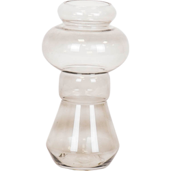 Housevitamin High In shape Vase - Smokey - Glass - 18x35cm