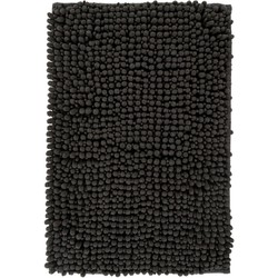 Tapijtenloods Fluffy - Badmat Hoogpolig - Soft Touch - Antraciet- 40x60 CM