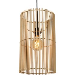 Scandinavische licht houten hanglamp 26 cm Ø E27 koker