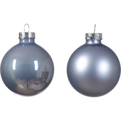 Kerstbal glas d5 cm mblw ass 12st kerst