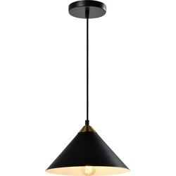 QUVIO Hanglamp rond zwart - QUV5140L-BLACK
