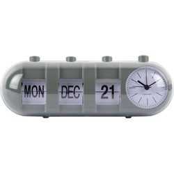 Wekker Retro Tube - Jungle groen - 9x26x9.3cm