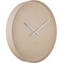 Wall Clock Mr. Brown Numbers Large