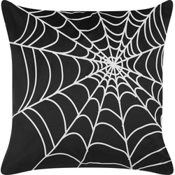 LYCORIS  - Sierkussen - Zwart - 45 x 45 cm - Fluweel