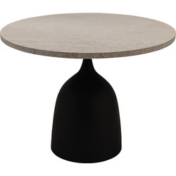PTMD Patras Side Table Beige Marble