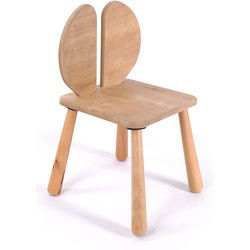 Kinderstoel met massiefhouten poten L30 cm - MAEL