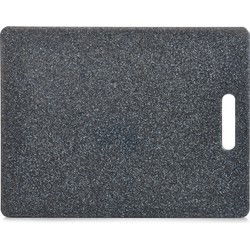 Zeller Keuken voedsel snijplank - antraciet - kunststof - 36 x 27 cm - Snijplanken - Snijplanken