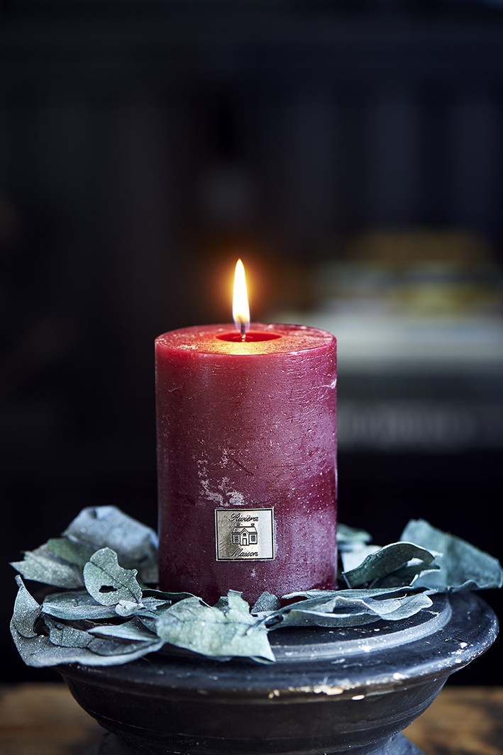Rivièra Maison Rustic Candle Cranberry 7x10 cm - 