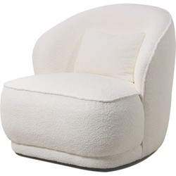 Fauteuil Bouclé - Beige - Fauteuil Marianne