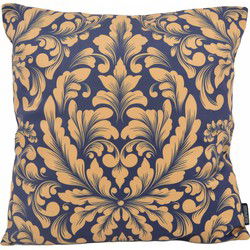Sierkussen Barok Blauw/Bruin | 45 x 45 cm | Katoen/Polyester
