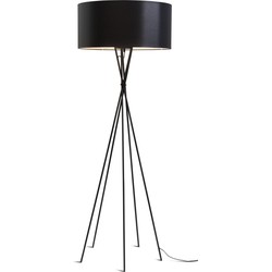 Vloerlamp Lima - Zwart/Zwart - 61x61x175cm