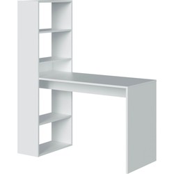 Omkeerbaar bureau met opbergplank - L 120 cm