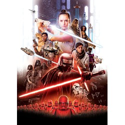 Komar fotobehang STAR WARS EP9 Movie Poster Rey multicolor - 184 x 254 cm - 611074