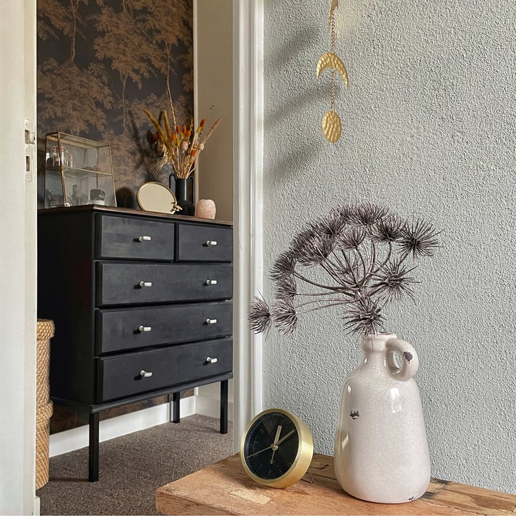 accessoires donkere slaapkamer styling