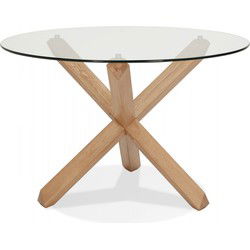 MAGIK 130 design ronde tafel 130x130x75 cm Beige