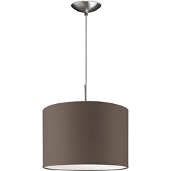 hanglamp tube deluxe bling Ø 30 cm - taupe
