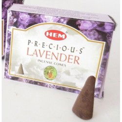 Wierook kegeltjes in huisgeur Lavendel - 20x kleine kegeltjes - Wierookstokjes