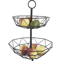 Present Time - Fruit Basket Diamond Cut 2 Layers - Zwart