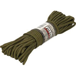 Outdoor touw/koord - 5 mm - 15 meter lang - groen - Touw