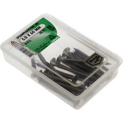 Spaanpl.schr. rvs 5.0x60mm 25st