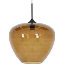 Light & Living - hanglamp - Mayson - amberkleurig bruin - glas - Ø 40cm - E27 - 2952418