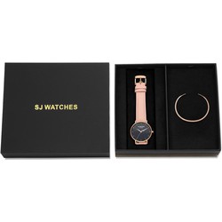 LW Collection SJ WATCHES Geschenkset La Palma Horloge 36mm + Armbandje