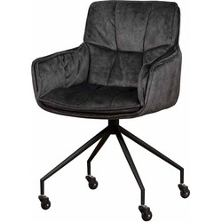 Tower living Saronno armchair - fabric Dark grey YC1939-15