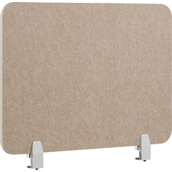 Beliani SPLIT - Bureauscheidingswand-Beige-Polyester