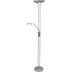 Mexlite - vloerlamp - Biron - staal - glas metaal - design lamp - LED - 7500ST