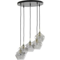 Light & Living - hanglamp - Rakel - brons - glas - design lamp - E27 - 2948927