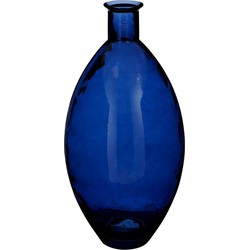 Mica Decorations Qin Vaas - 29x29x59 cm - Glas - Blauw