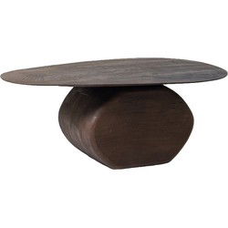 Salontafel Organisch 100cm - Bruin Mangohout - Ebbe